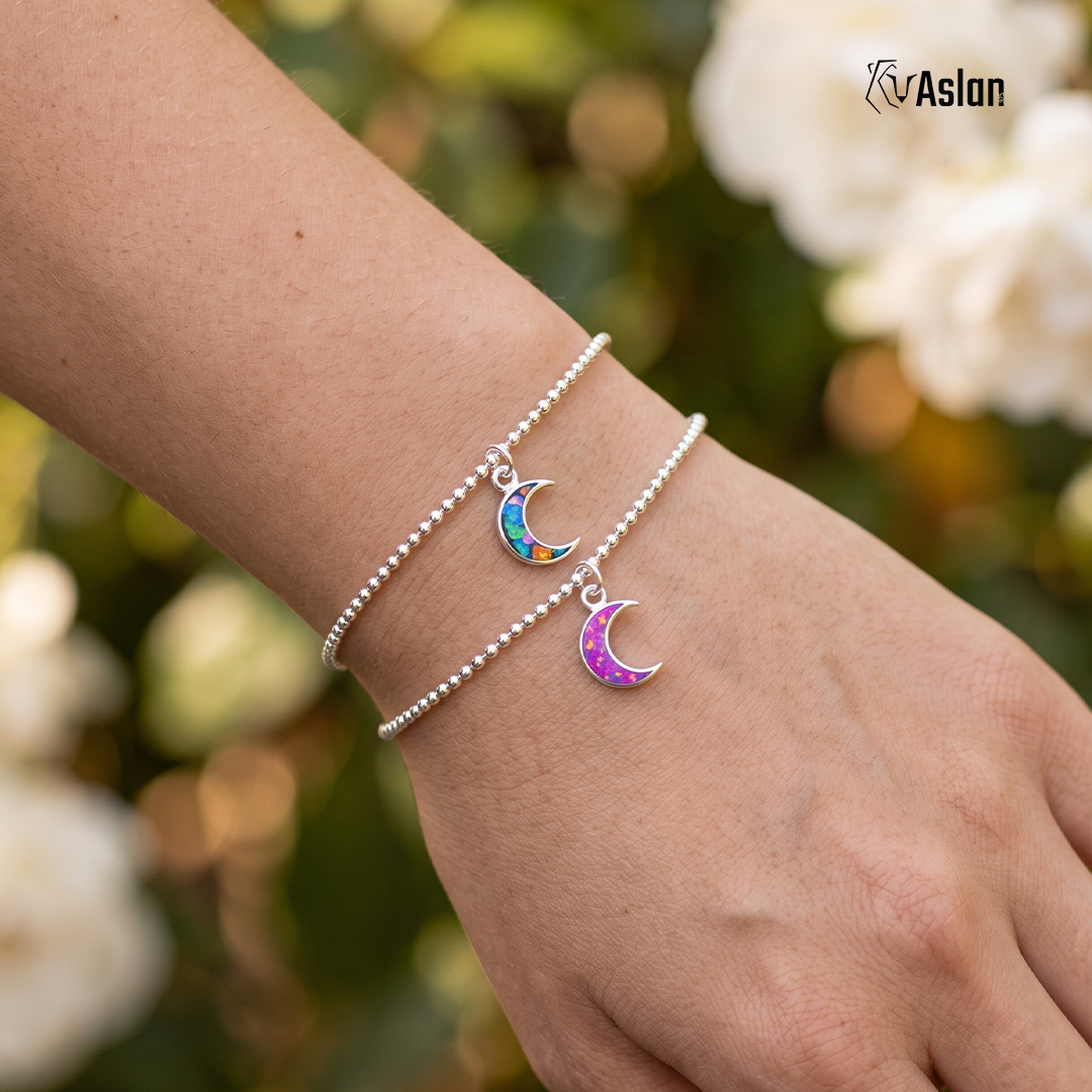 Pulsera luna de ópalo