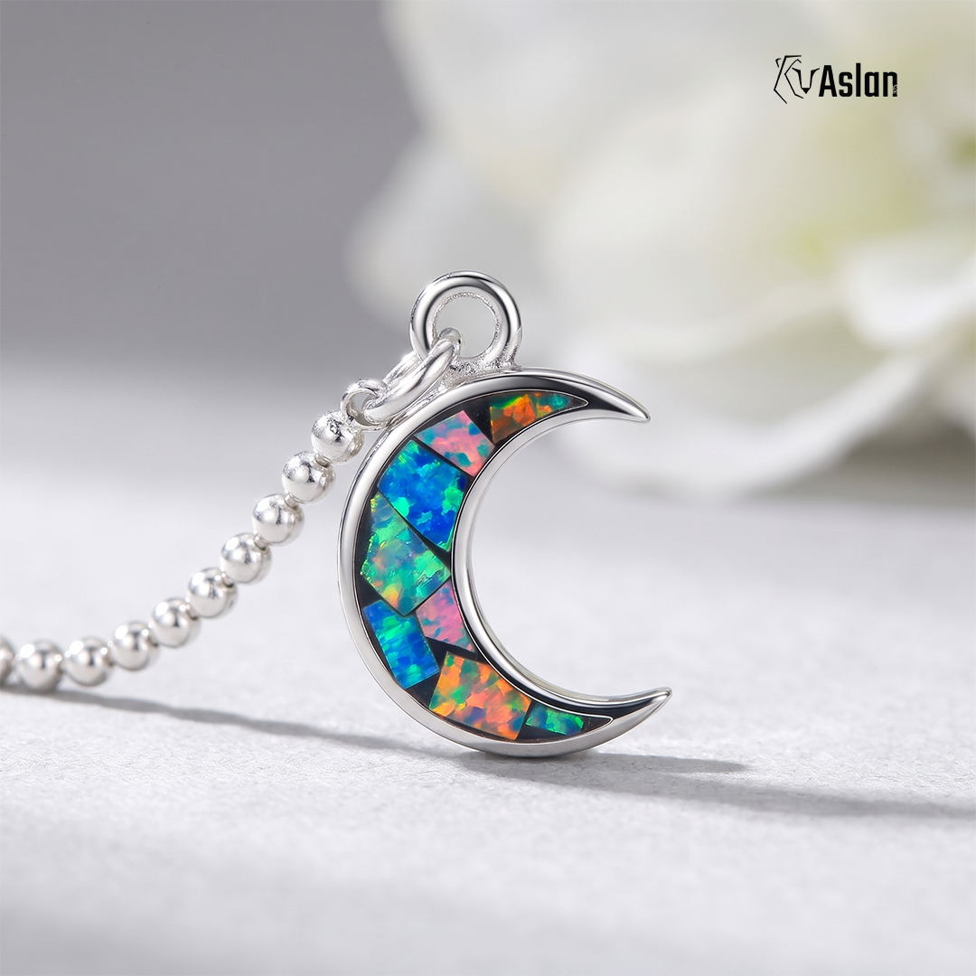Pulsera luna de ópalo