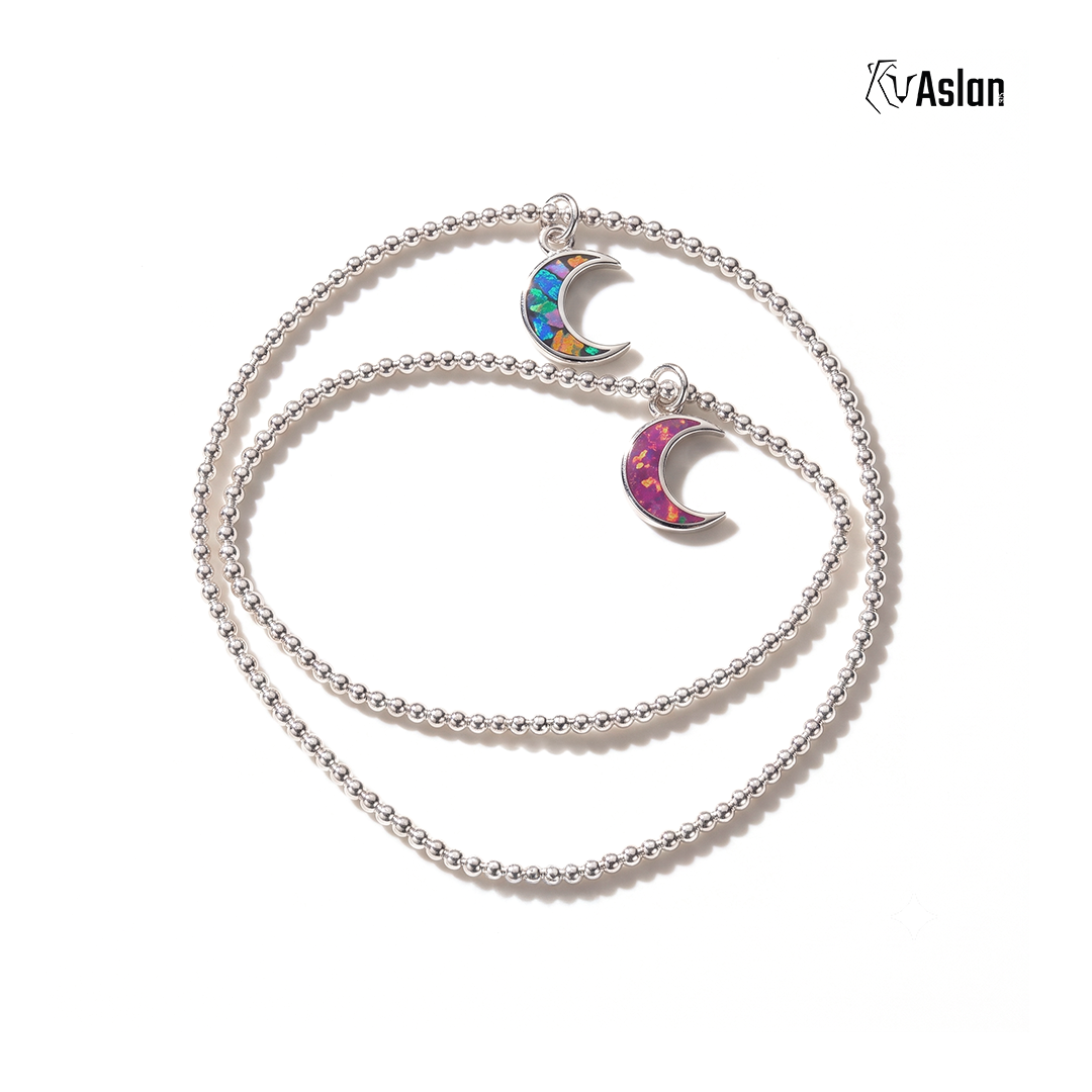 Pulsera luna de ópalo