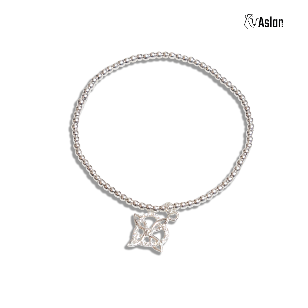 Pulsera nudo de bruja diamante