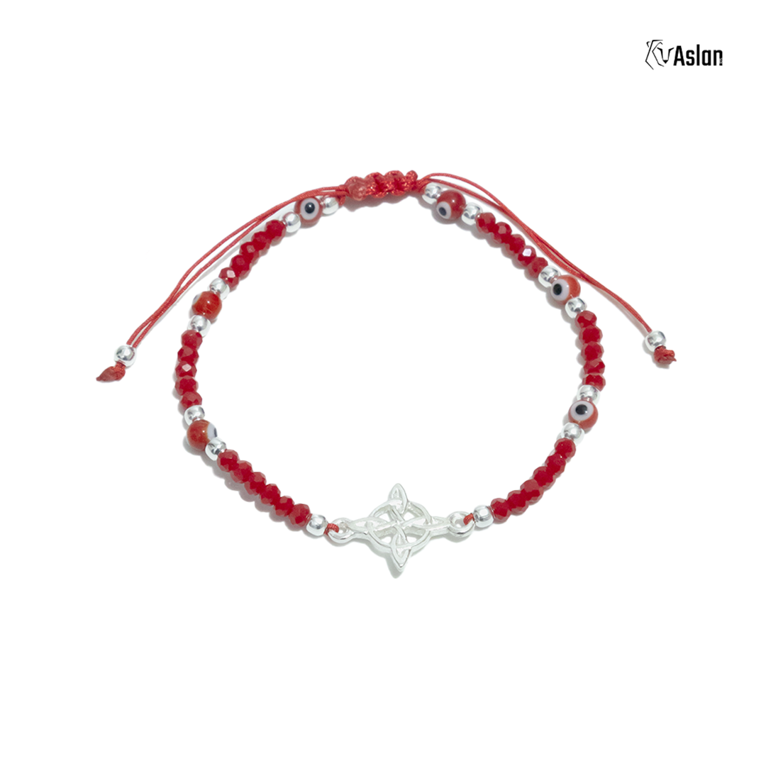 Pulsera nudo amuleto