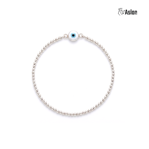 Pulsera turca blanca #1.8