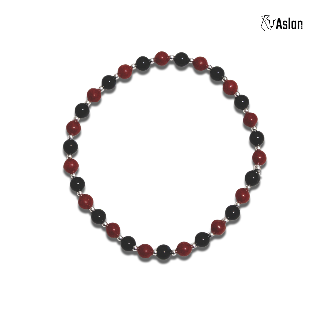 Pulsera serpiente carmesí