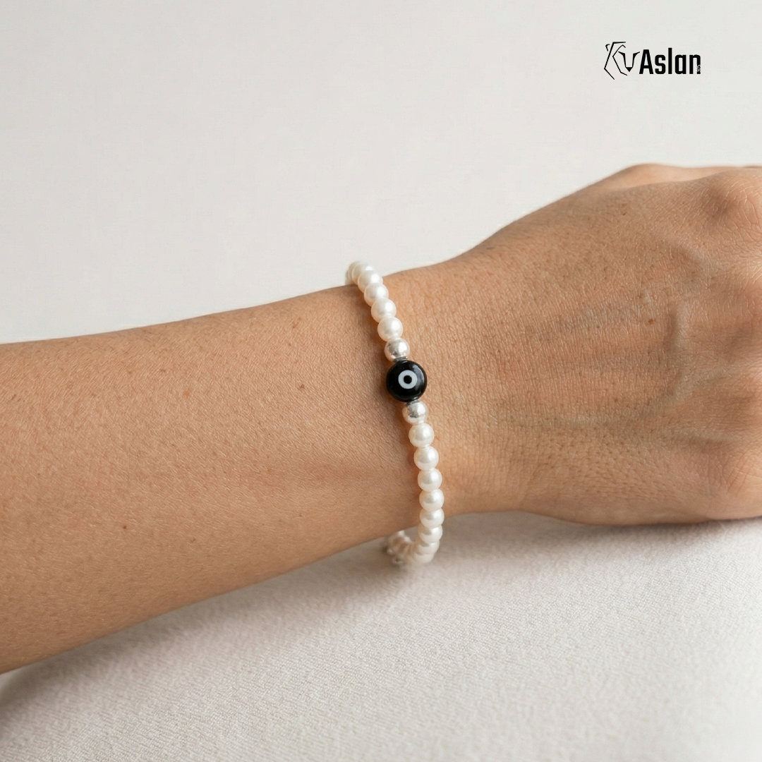 Pulsera mirada perla