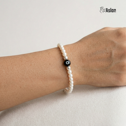Pulsera mirada perla