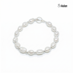 Pulsera perla grande