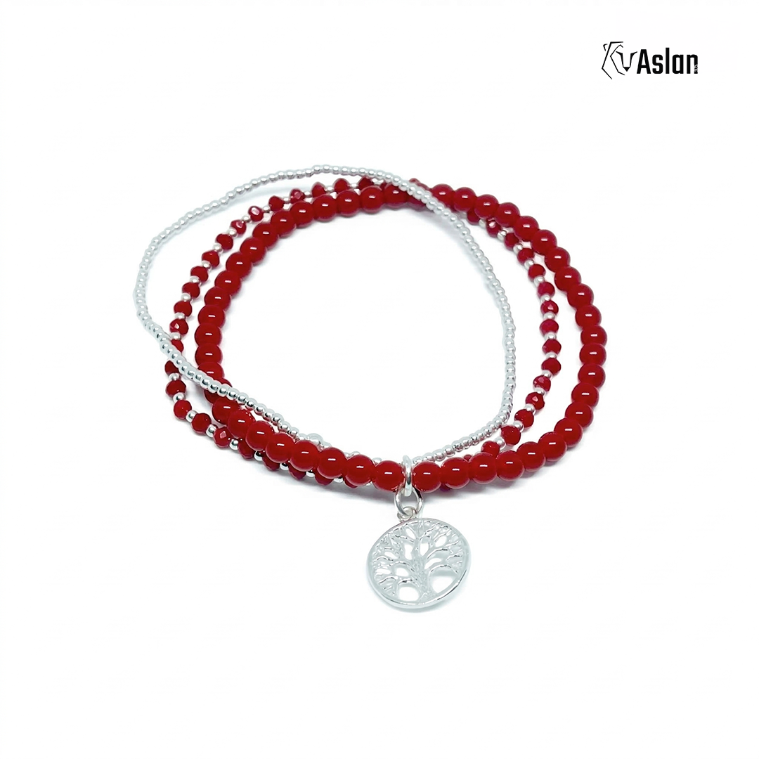 Pulsera triple árbol de la vida