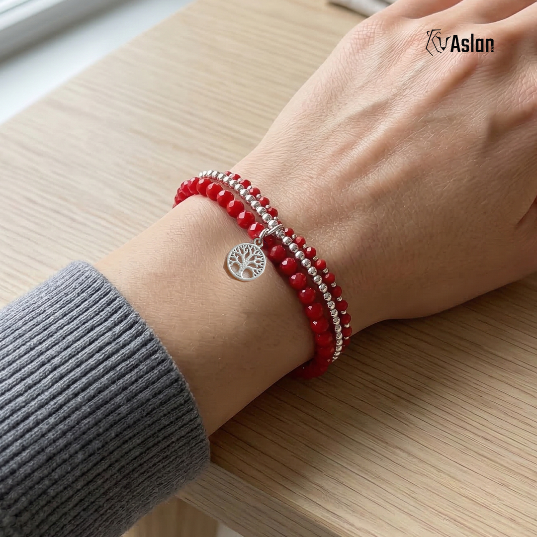 Pulsera triple árbol de la vida
