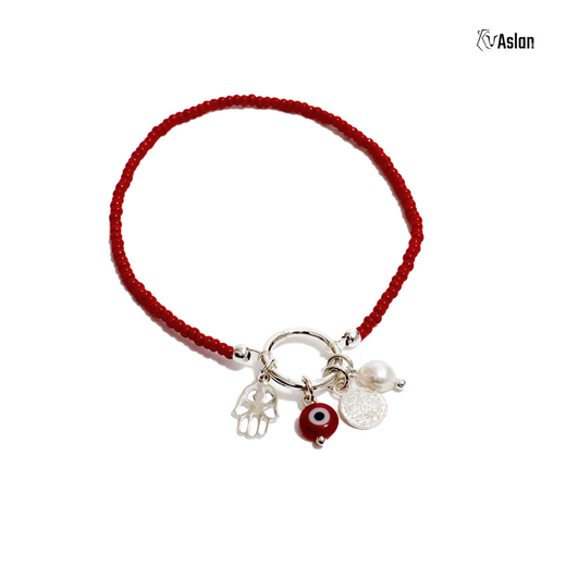 Pulsera suerte roja