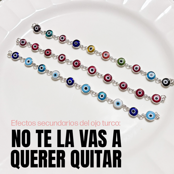 Brazalete Ojo turco engarzado