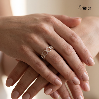 Anillo circle plata