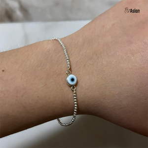 Pulsera turca blanca #1.8