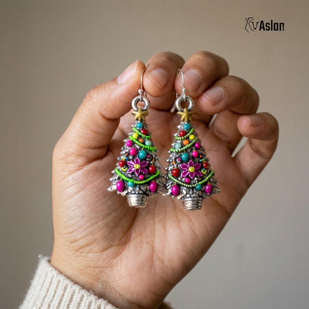 Aretes Arbolito de Navidad