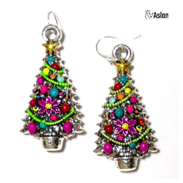 Aretes Arbolito de Navidad