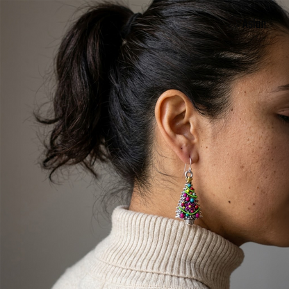 Aretes Arbolito de Navidad