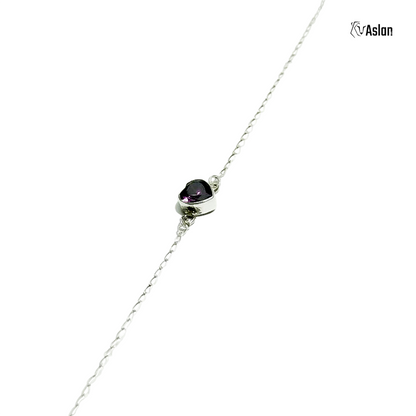 Pulsera zirconia amatista