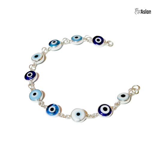 Pulsera azul de ojos turcos