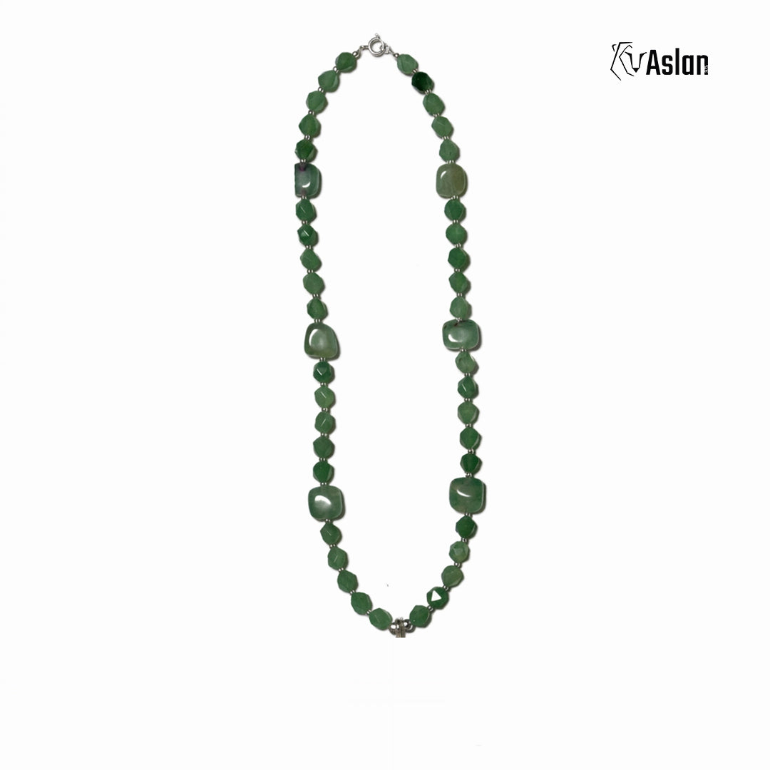 Collar Corazón Milagro Verde sin dije