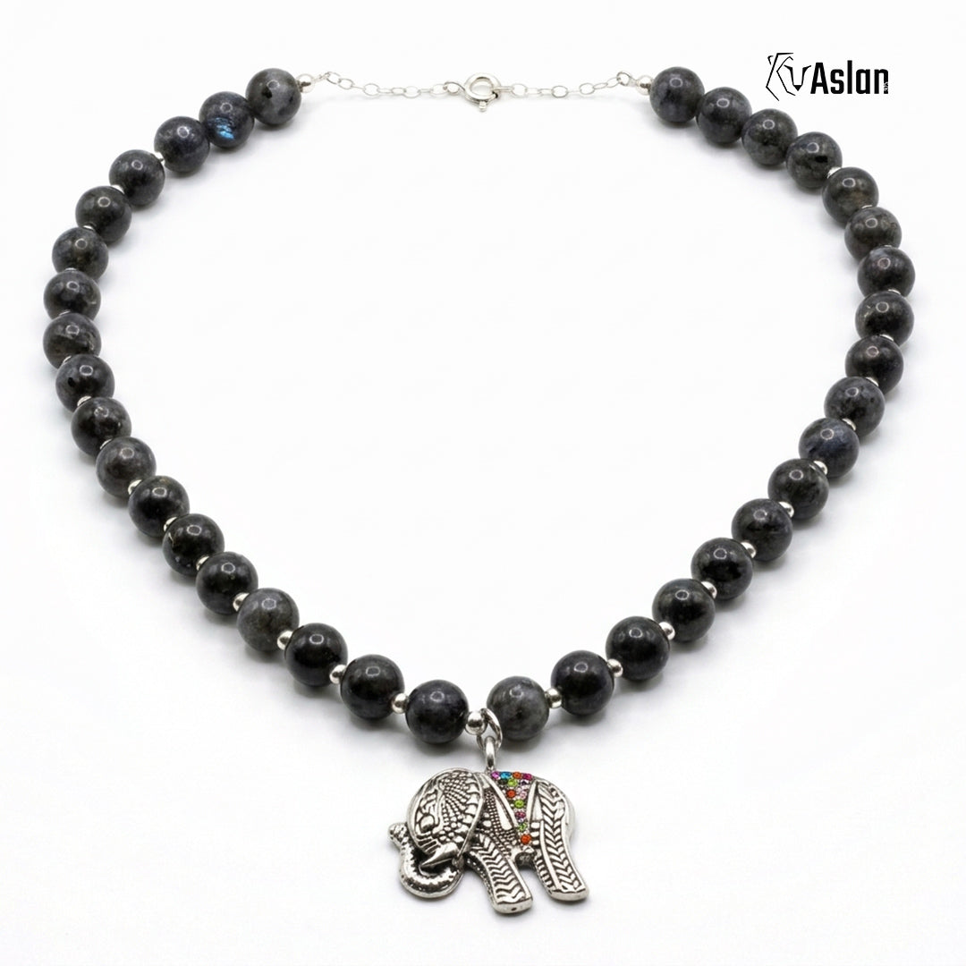 Collar Elefante Gris