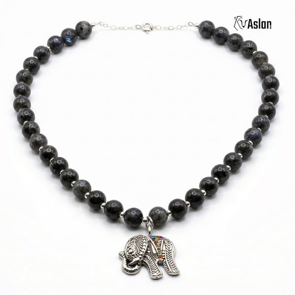 Collar Elefante Gris