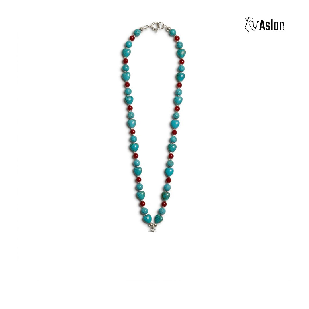 Collar Guadalupe Turquesa sin dije
