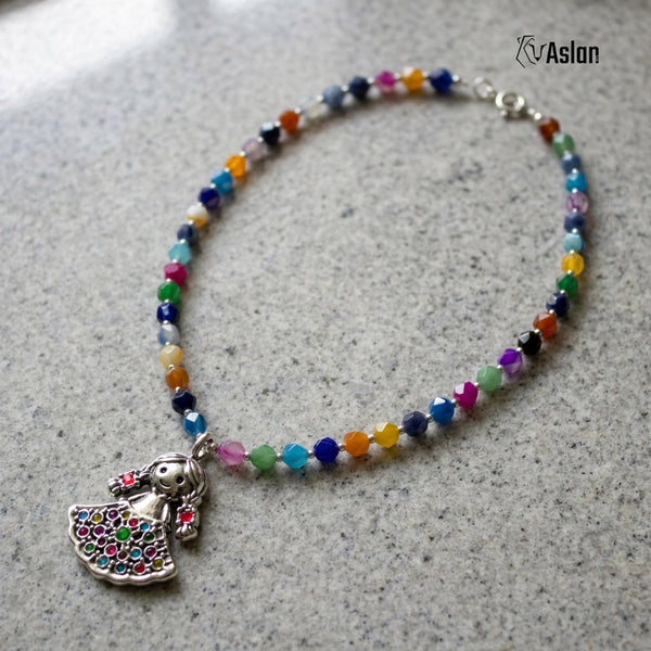 Collar Muñeca Otomí Multicolor