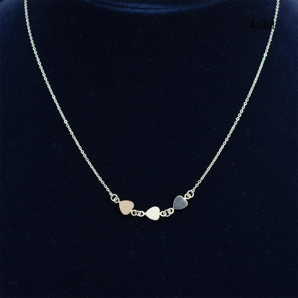 Collar corazón x3