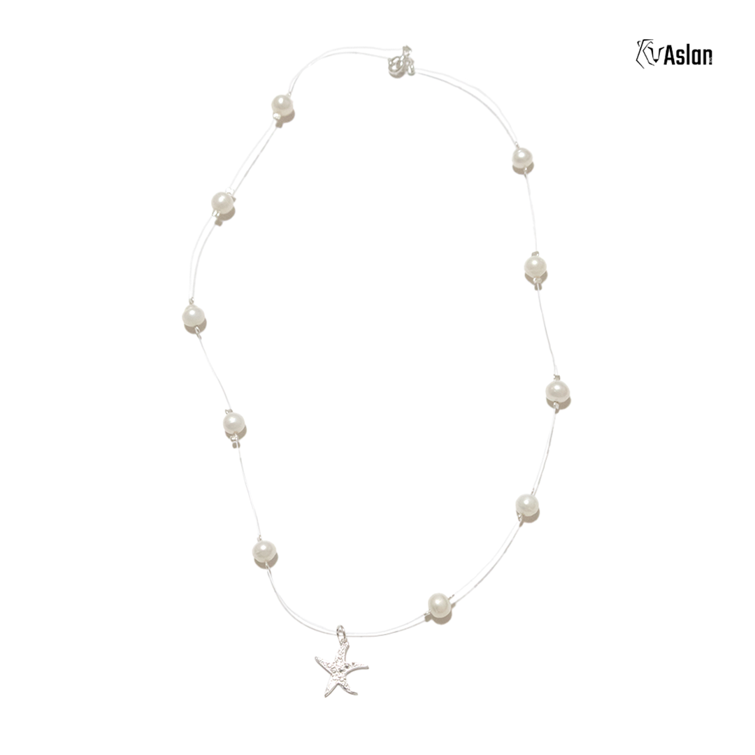 Collar mar blanco