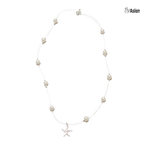 Collar mar blanco