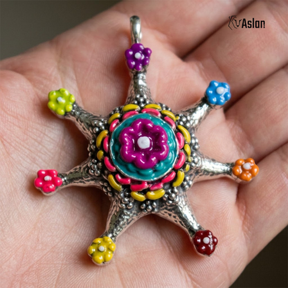 Dije Estrella de Flores