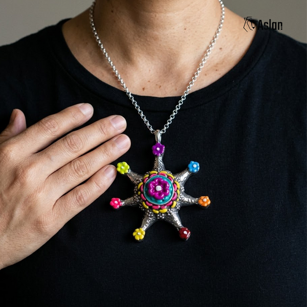 Dije Estrella de Flores