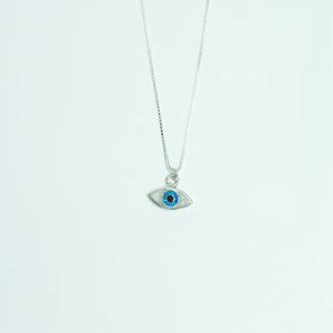 Collar niebla de plata