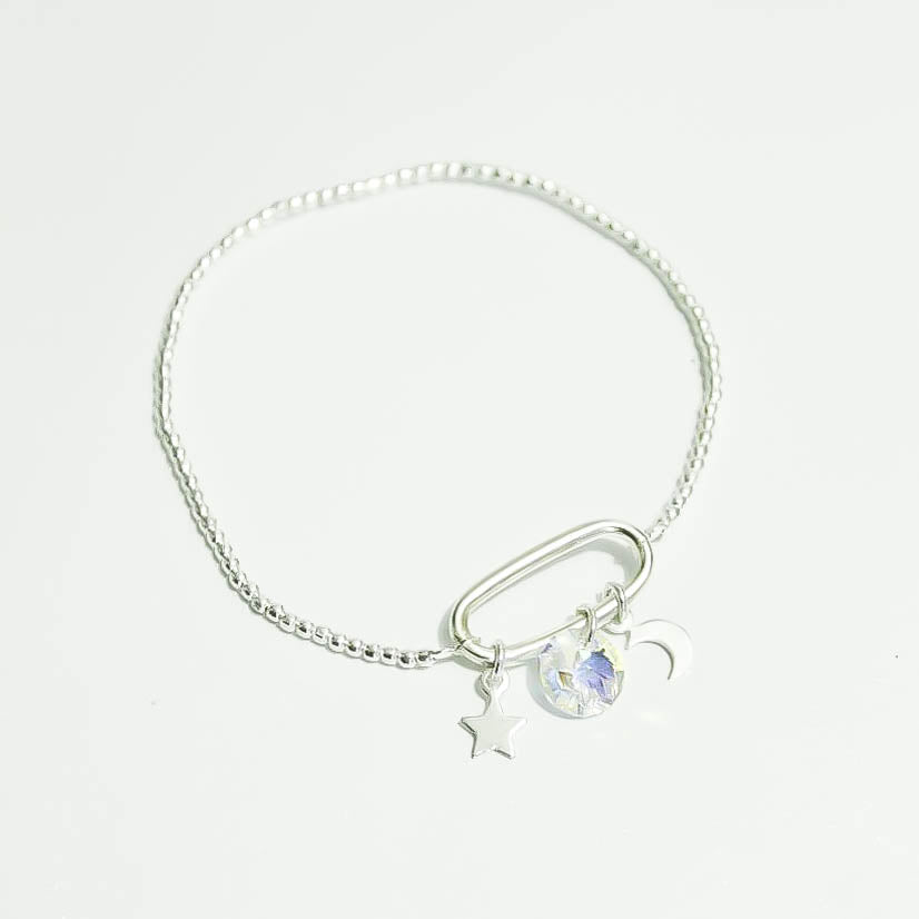 Pulsera cristal de noche