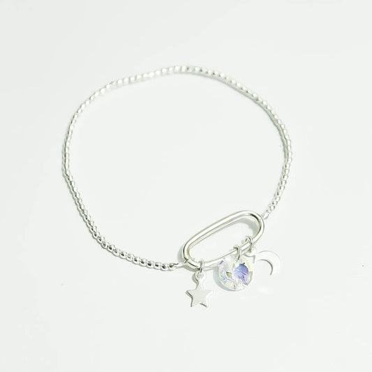 Pulsera cristal de noche