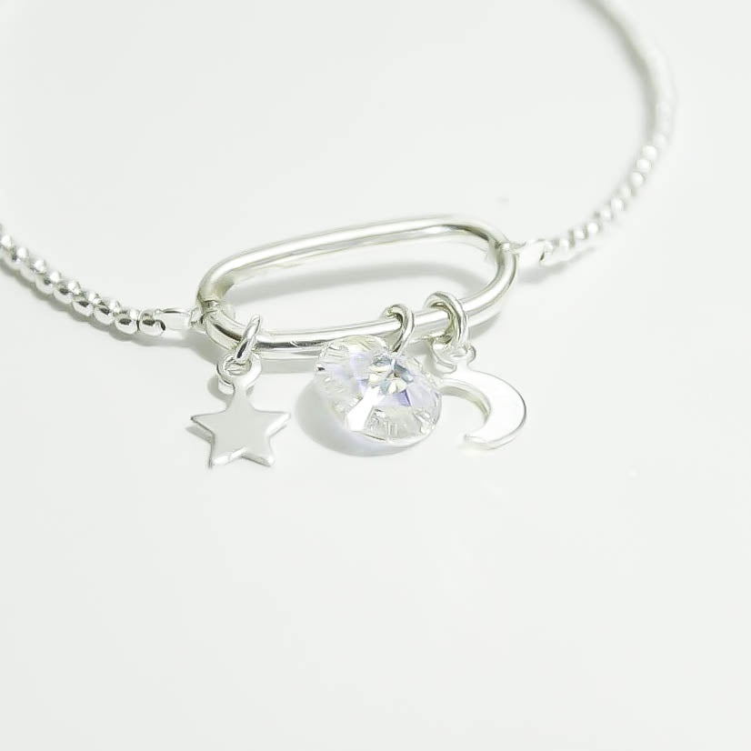 Pulsera cristal de noche