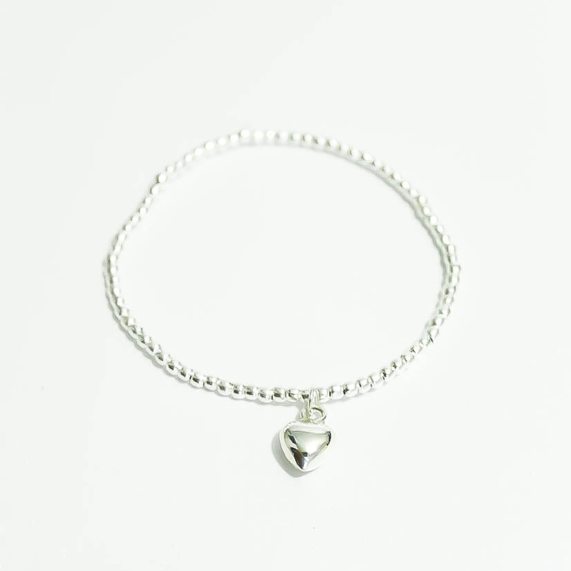 Pulsera de corazón sencillo grande