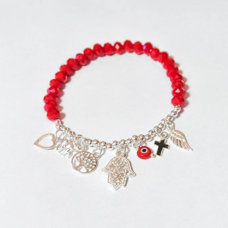 Pulsera de la suerte roja