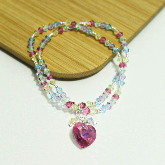 Pulsera cristal multl.