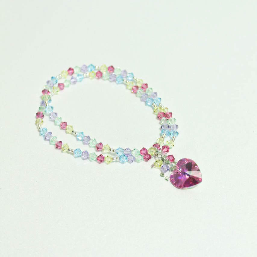 Pulsera cristal multl.