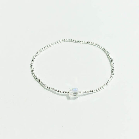 Pulsera cubo cristal