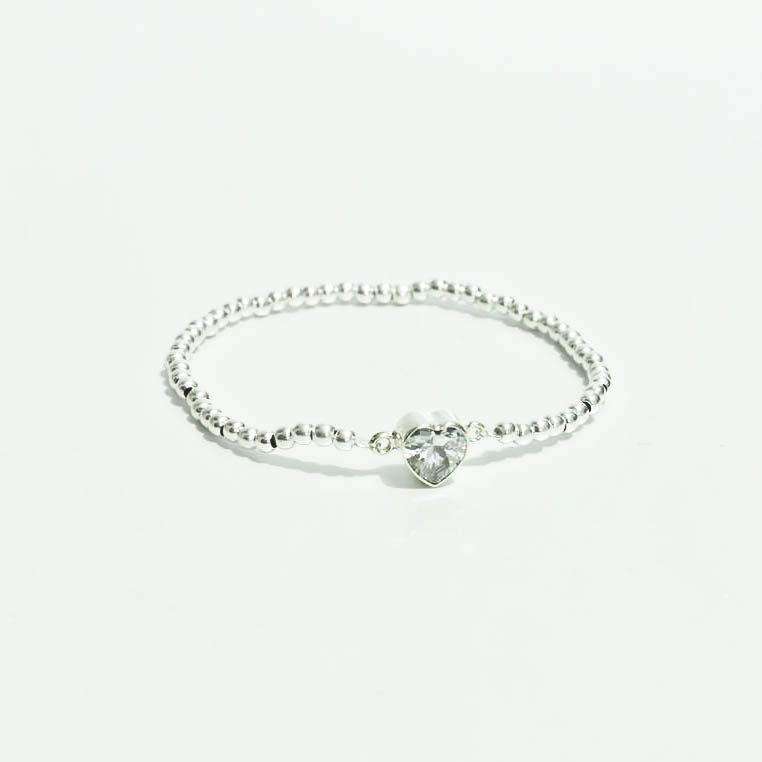 Pulsera zirconia montada