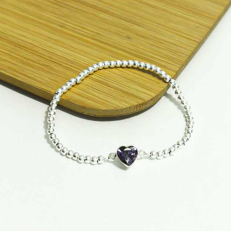 Pulsera zirconia montada