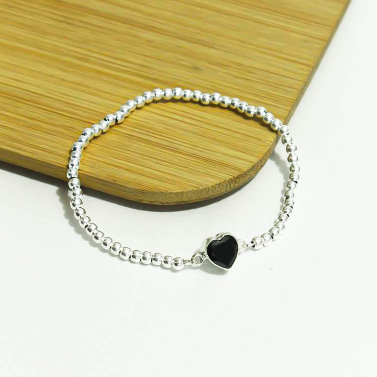 Pulsera zirconia montada