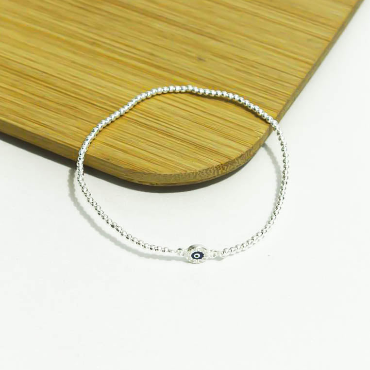 Pulsera ojito cristal