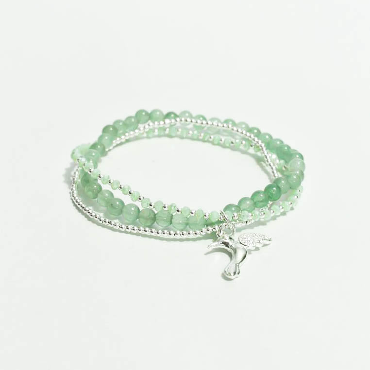 Pulsera colibrí jade