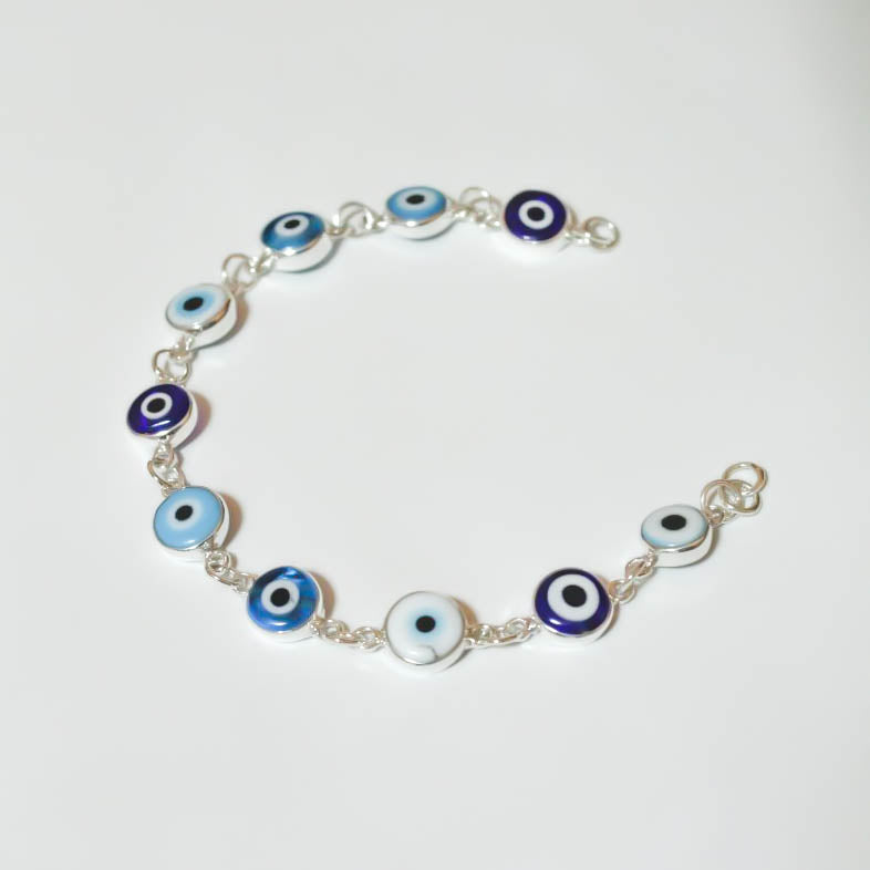 Pulsera azul de ojos turcos