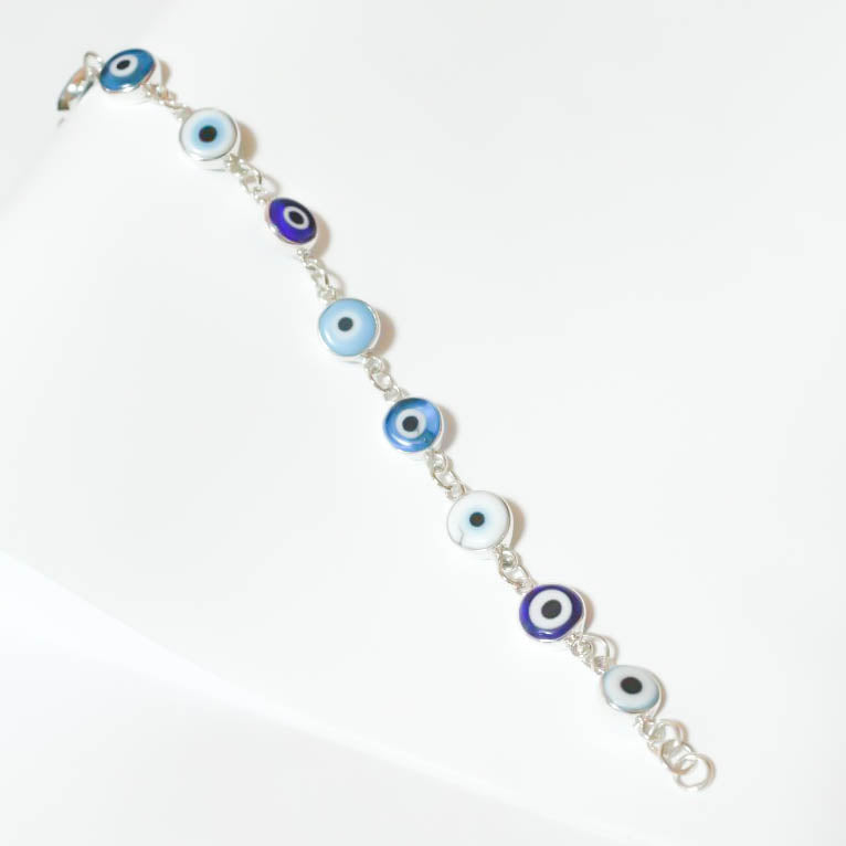 Pulsera azul de ojos turcos