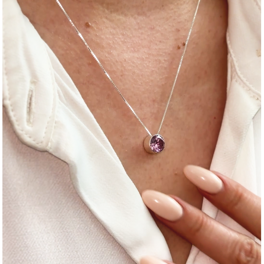 Collar destello zirconia