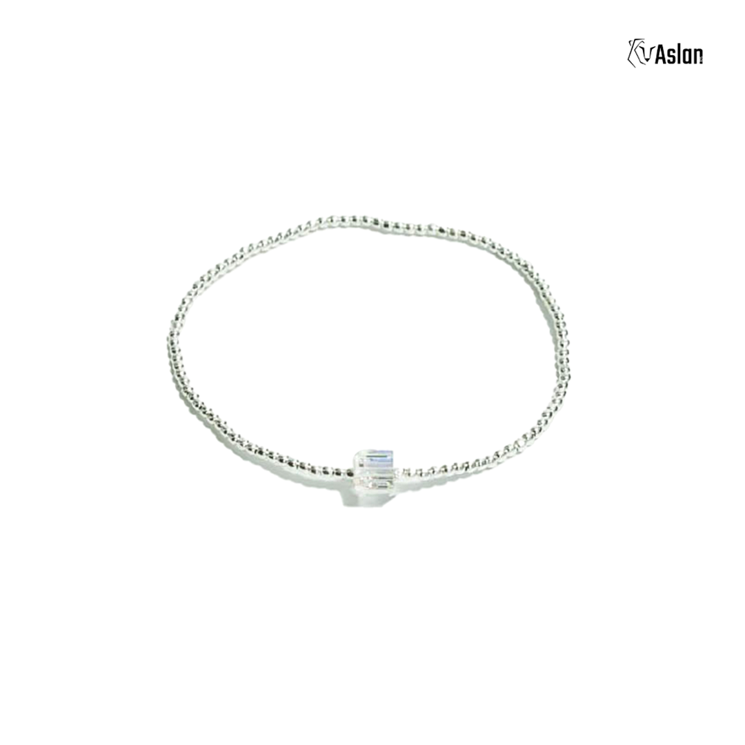Pulsera cubo cristal