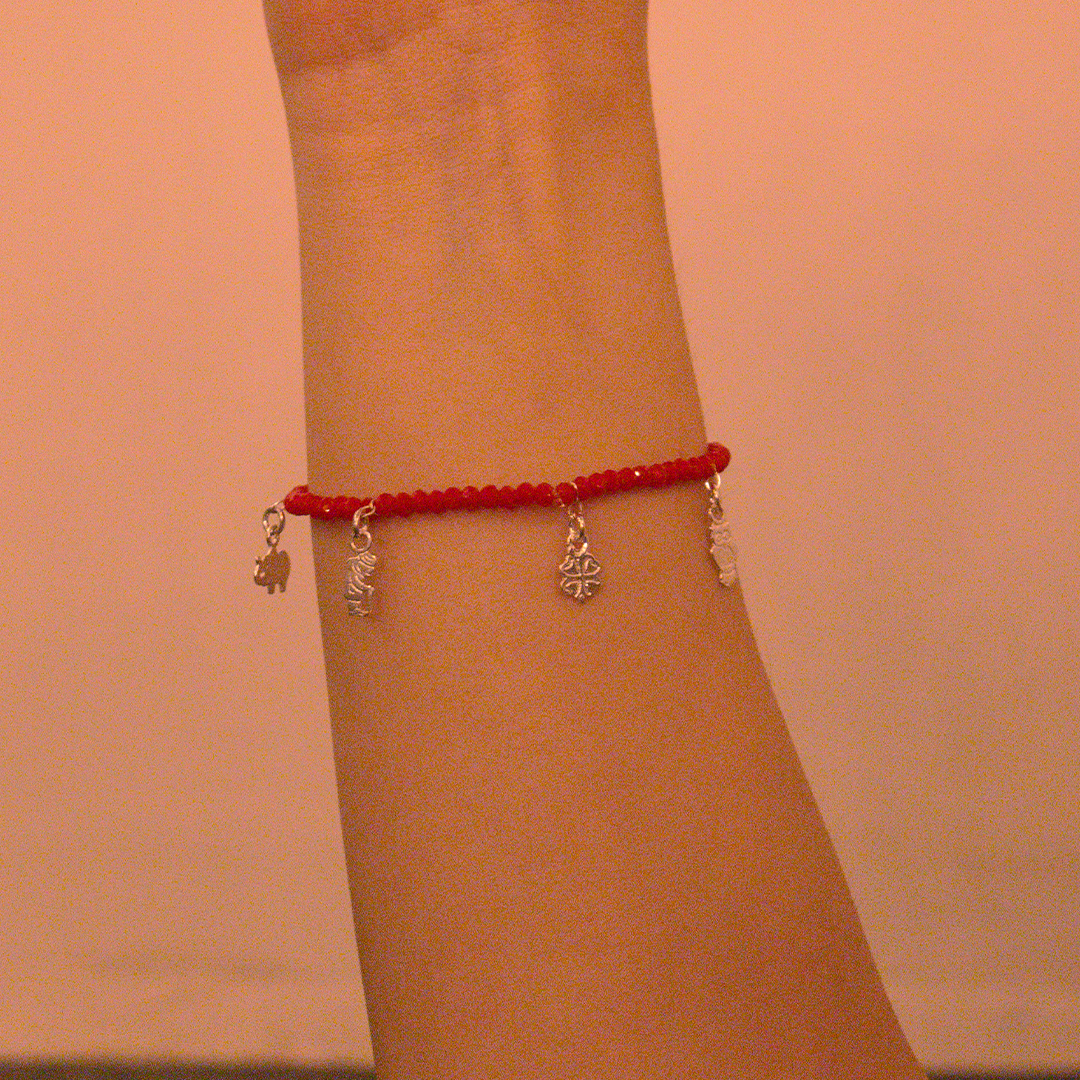 Pulsera ritual de la suerte,